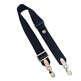 Tourdream Multi Pochette Zubehör Ersatzgurt Verstellbar Breites Segeltuch Gurt für LV Crossbody Geldbörse Schultertasche, schwarz, M