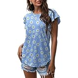 peranzug 4XL Damen Oberteile elegant 7XXL t-Shirts Jeans Sport Fishnet Bolero Hemd Herren Anime t Shirt Tanktop mädchen qs Pullunder Hemden fhb Pullover schwarz Regular fit(A3-Blau,XXL)