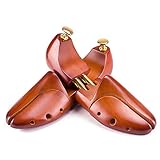 Schuhdehner Schuhweiter Zedernholz Verstellbar - Schuhleisten Schuhformer für Frauen oder Männer - Schuhtragen Fuer Schuhe in Länge und Breite und Einzelnen Punkten,Braun,45/46EU