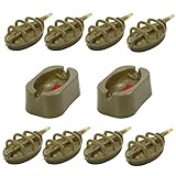 Croch Method Feeder Set Inline System zum Karpfenangeln 15g, 20g, 25g, 30g, 35g, 40g, 50g, 60g