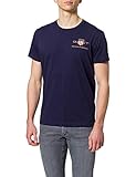 GANT Herren D1. Archive Shield EMB SS T-Shirt, Evening Blue, S