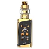 Original SMOK Morph 219 Kit E Zigarette 219W Gebaut Mod mit TF Tank 6ml Kein Nikotin kein Rauchöl (Gold Black)