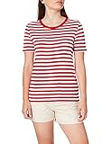 United Colors of Benetton Damen 3oa6e16a0 T-Shirt, Streifen Rot und Weiß 615, X-Larg