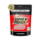 SUPER HI PRO 128 | Premium Mehrkomponenten Protein | Höchstmögliche Biologische Wertigkeit | 84% Protein i.Tr. | Low carb | Muskelaufbau & Abnehmen | Deutsche Herstellung | 1000g | C