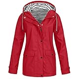 KJDWJKJRF Sweatjacke lang Damen mit Kapuze Leicht GroßE GrößEn Wanderjacke Funktionsjacke Sportjacken ÜBergangsjacke Regenjacke Wasserdicht Halloween Pullover Herbstmantel Atmungsaktiv Reg