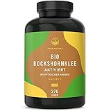 Bio Bockshornklee Aktiviert - 270 Kapseln (650mg) - Hochdosiert mit 2.600mg - Hochwertiger Rohstoff aus Ägypten - Vegan, Laborgeprüft, Deutsche Produktion - TRUE NATURE®