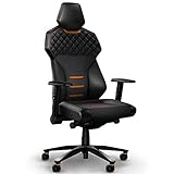 BACKFORCE One – Premium Gaming Stuhl/Schreibtischstuhl mit optimaler Ergonomie für langes Sitzen – Gaming Chair Made in Germany – Entwickelt mit E-Sports Profis für Gamer (Orange)