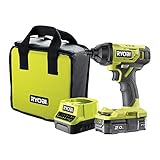 RYOBI 0 R18ID2-120SZ 18 V ONE+ Akku-Schlagschrauber-Starter-Kit (1 x 2,0 Ah)