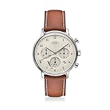 Audi 3102100100 Chronograph Solar Uhr Armbanduhr Ringe Logo Leder, braun/beige, Einheitsgröß