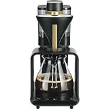 Melitta EPOUR Pour Over Kaffeemaschine: Einzigartiges Brühsystem & innovatives Design, Schwarz-G