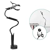 Flexi Twist | Universal Babyphone Halterung | Sichere Befestigung mit Riemen & Klemme an Möbeln | Kein Bohren erforderlich | Flexible Baby-Kamerahalterung | Babyphone Regal Parent (schwarz)