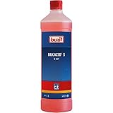 Buzil Sanitärreiniger Bucazid S G467, kraftvoller Reiniger für Bad und WC mit Geruchsblocker, rot, 1
