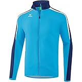 Erima Herren Präsentationsjacke Liga 2.0 Curacao/New Navy/Weiß S