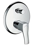 hansgrohe Metris Classic Unterputz Wannenarmatur, für 2 Funktionen, C