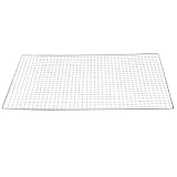 Pwshymi Barbecue Net, Plated Healthy Non Rost Stainless Steel BBQ Wire Meshes for G