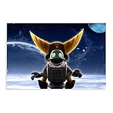 Ratchet & Clank HD Poster Thumb-1920-594227 Leinwand Poster Schlafzimmer Dekor Sport Landschaft Büro Zimmer Dekor Geschenk ungerahmt: 30 × 45