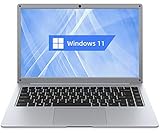 Jumper Laptop 14 Zoll 12GB DDR4 256GB SSD Notebook Intel Celeron Windows 11 FHD Dual-Band WiFi USB 3.0 Bluetooth 4.0 Unterstützung 256GB TF Karte Erweiterung mit QWERTZ Tastaturfolie-Lay