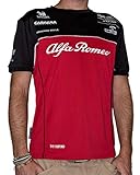 Alfa Romeo Racing Herren Alfa Romeo Sauber Tee 2023 T-Shirt, Rot/Schwaz/Weiß, M