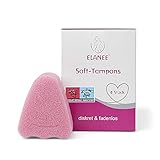 Elanee 742-V3 Soft-Tampons, Rosa, 4 Stück