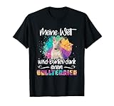 Welt wird bunt dank Bullterrier Hund Hunde Pfoten Mama T-S