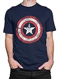 Captain America T-Shirt - Logo X-Large/B