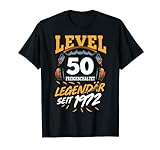 Level 50 Jahre Geburtstagsshirt Mann Gamer 1972 Geburtstag T-S