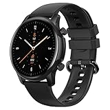 Smartwatch, Fitnessuhr, 1.3 Zoll Touch Display Armbanduhr mit Schrittzähler, Fitness Tracker IP68 Wasserdicht Sportuhr Smart Watch mit Pulsuhr und Schlafmonitor für Damen Herren (Schwarz)