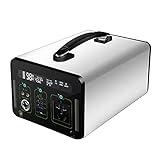 Tragbarer Generator 135200mAh 500Wh Stromerzeuger Mit 220V/500W Solargenerator-Kraftwerk Backup-Batterie (Peak 750W) Batterie Power Station für Den Outdoor, Camping, Auto / 1000W