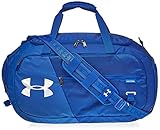 Under Armour Undeniable Duffel 4.0 MD, geräumige Sporttasche, wasserabweisende Umhängetasche Unisex, Blau (Royal / Royal / Silver) , One S