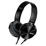 Sony MDR-XB450APB Extra-Bass Kopfhörer mit integriertem Mikrofon schw