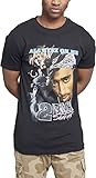 Mister Tee Herren Tupac Retro T-Shirt, Black, XL