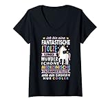Damen Medizinische Fachangestellte Einhorn Arzthelferin MFA T-Shirt mit V