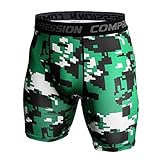 Generic Herren Kompressionsshorts Laufshorts Tarndruck Summer Sportliche Schnelltrocknende Strumpfhose Kurze Sporthose Trainingsshorts Atmungsaktive Lauftights Fitness Running Gym Sport Tig