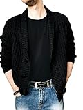 Sweaters Herren V Ausschnitt Loose Einfarbig/Zweifarbig Spleißen Strickjacke Herren Einfachheit Mode Lassig Jacke Herren Sanft Komfortabel Atmungsaktiv Sakko H