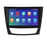 hizpo 9 Zoll Touchscreen Android 10 Autoradio mit Bluetooth Navi Kompatibel mit Benz E W211/CLS W219/G W463 Dab Autoradio Adapter WiFi 4G Mirror Link DAB DSP Rück/Frontkamera AM/FM/MP3/USB/OBD2