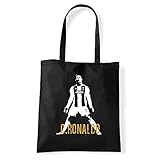 Art T-shirt, Shoulder Cristiano R. 7, Shopper, Meer, c-ronaldo-bag-blk, Schwarz, c-ronaldo-bag-blk Einheitsgröß