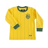 Copa Unisex Kinder T-Shirt FC Nantes My First Football Rundhals Einheitsgröße gelb/grü