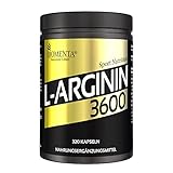 BIOMENTA L-Arginin 3600 – 320 L-Arginin Kapseln hochdosiert – 3.652 mg Arginin Aminosäure pro Tag - reines L-Arginin ohne Mag