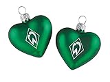 Unbekannt 2er Set Weihnachtsherzen SV Werder B