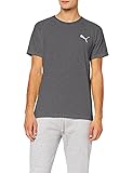PUMA Herren EVOSTRIPE Tee T-Shirt, Dark Gray Heather, XXL