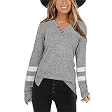 ADDZYY Langarmshirt Damen Oberteile Baseball Longshirt Casual Pullover Blusen Tuniken Shirt Sweatshirt Damen Halloween Langarmshirt Leicht Freizeit Tshirt Rundhals Fitness Lässiges Tops Ob