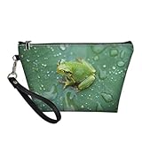Showudesigns Kosmetikkoffer Frosch Wasserdicht Make-up-Tasche Kulturbeutel Clutch Tragetasche W