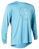 Fox Racing Herren Ranger Long Sleeve Mountain Biking Jersey Hemd, Schwefelblau, Larg