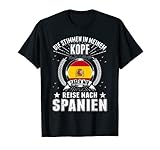 Spanien Urlaub Spanische Flagge Teneriffa T-S