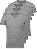 JACK & JONES | T Shirts Männer Basic 4er Pack | V-Ausschnitt | Jack and Jones Tshirt Herren, T-Shirt Herren Tshirt Set, T-Shirts für Herren Tshirt Herren Schwarz, T Shirt H