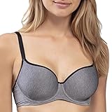 Mey Dessous Serie Easy Cotton Damen Spacer-BHS Schwarz Melange 85E(85E)