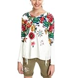 Desigual Woman Sweather Model Gigi, Bianco, XS