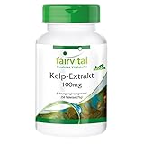 Kelp Tabletten - 150mcg natürliches Jod aus Braunalgen Extrakt - HOCHDOSIERT - 250 Tabletten - Veg