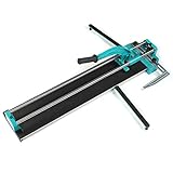 KUNSE Fliesenschneider 800mm Fliesenschneidemaschine Kugellagerführung Professionelle M