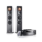 Teufel Ultima 40 Kombo Weiß Stereo Lautsprecher Musik Sound Hochtöner Mitteltöner Bass Speaker High End HiFi Tieftöner Schalldruck Soundanlag